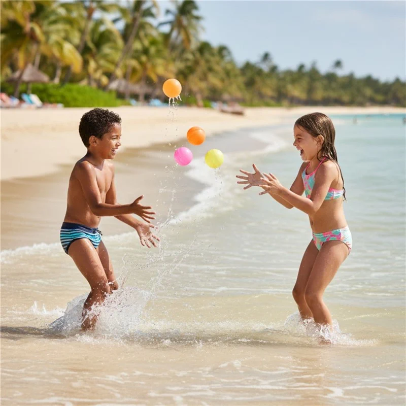 Aqua Boom wielorazowe balony wodne zabawa dzieci na plaży