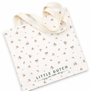 Torba bawełniana organiczna Flowers White Little Dutch POS7900