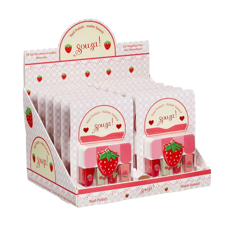 lakiery dla dzieci Souza zestaw manicure dziewczynka holder