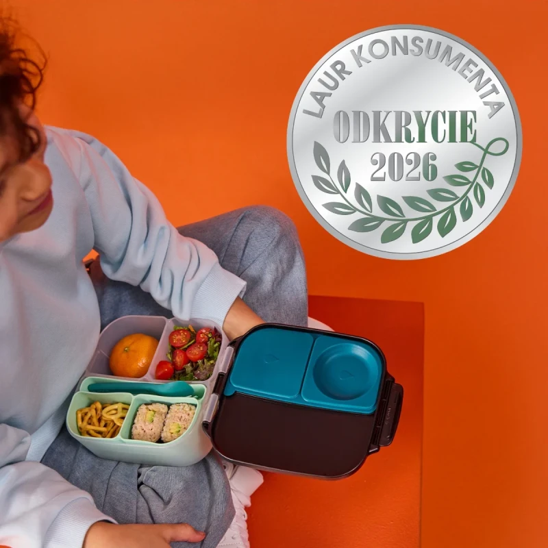 lunchbox dziecięcy b.box z uszczelką i uchwytem