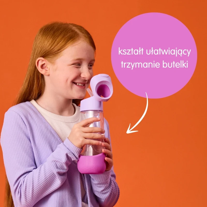 tritanowy bidon dla dziecka b.box Sugar Plum wygodny chwyt