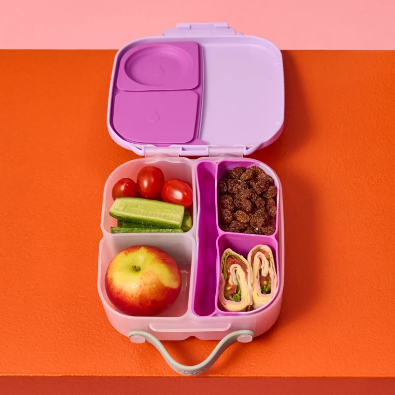 lunchbox b.box przekąski warzywa owoce kanapki