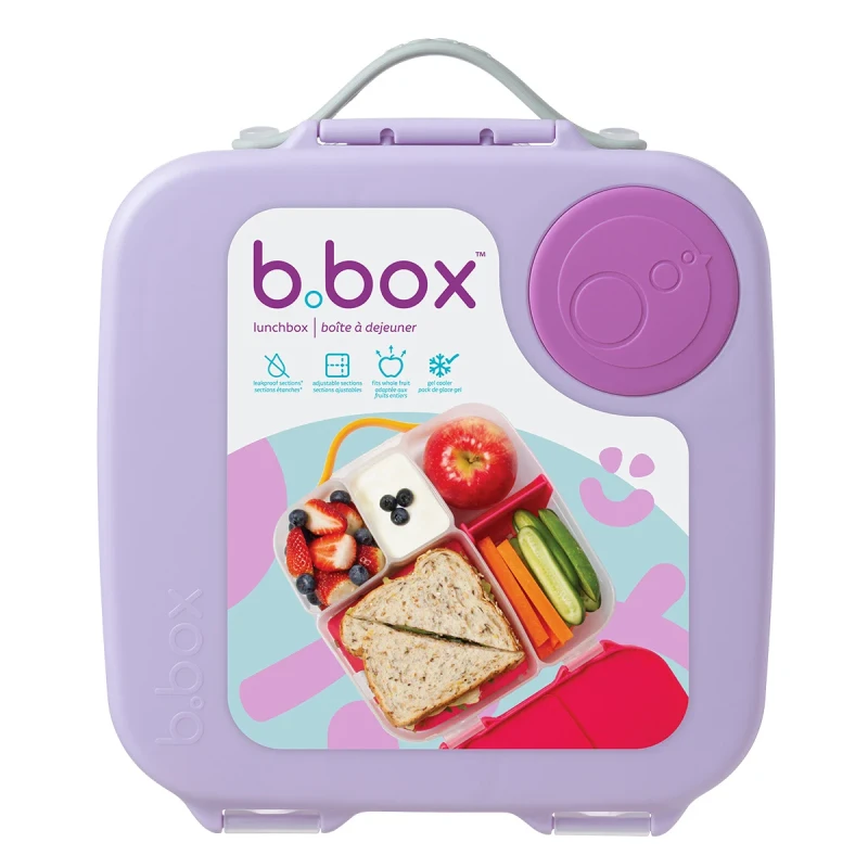 Lunchbox b.box 2L z wkładem chłodzącym Sugar Plum – śniadaniówka dla dzieci