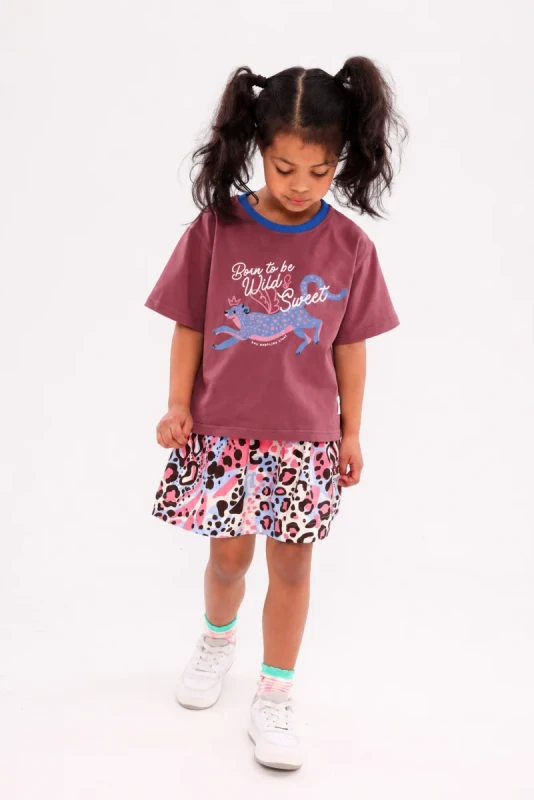 T-shirt dziecięcy Hey Popinjay COCOA CAT – bawełna premium