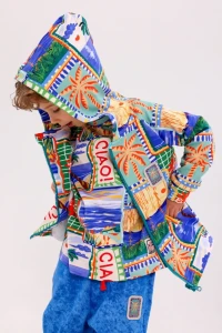 Bluza na zamek z kapturem Hoodie Zip POSTCARDS Hey Popinjay!