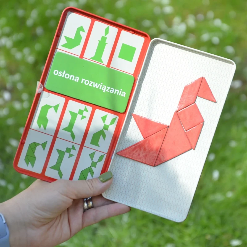 magnetyczny tangram dla dzieci w podróży
