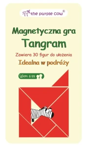 Podróżna gra magnetyczna Tangram 6 lat+ The Purple Cow