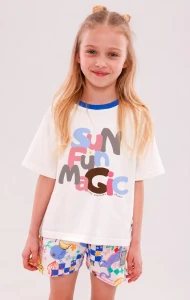 T-shirt Holiday SUN FUN WHITE Hey Popinjay!