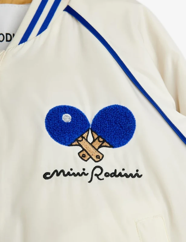 Dziecięca kurtka przejściowa Mini Rodini kremowa