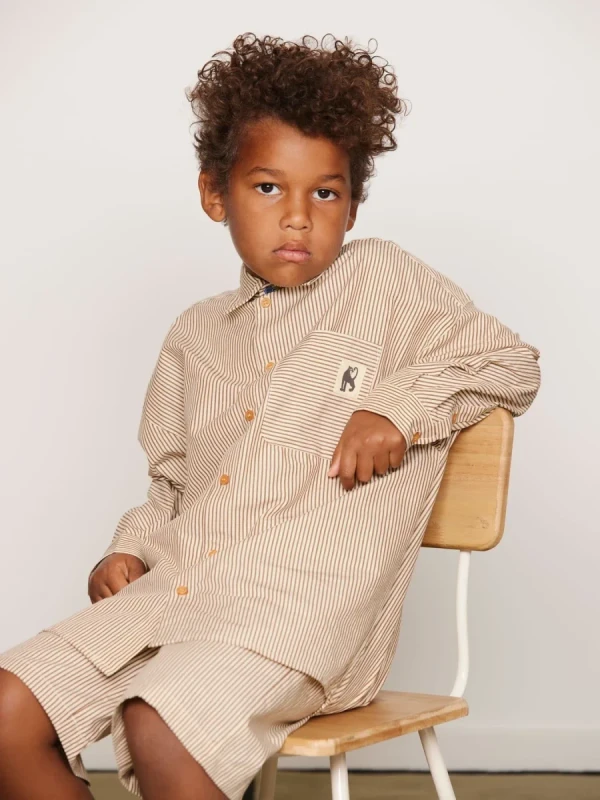 Mini Rodini Poplin Woven Shirt koszula dziecięca w paski