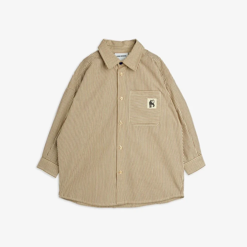 Koszula dziecięca Mini Rodini organic cotton GOTS