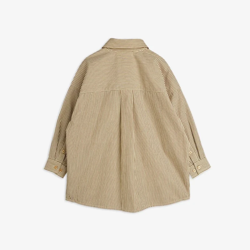 Beżowa koszula dziecięca Mini Rodini oversize