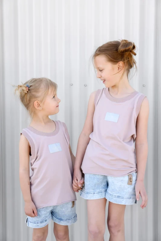 Szorty GIRL JEANS light blue TUSS stylizacja dziecięca