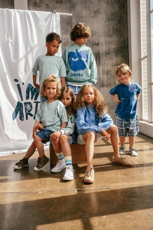 Luźny T-shirt dziecięcy oversize booso