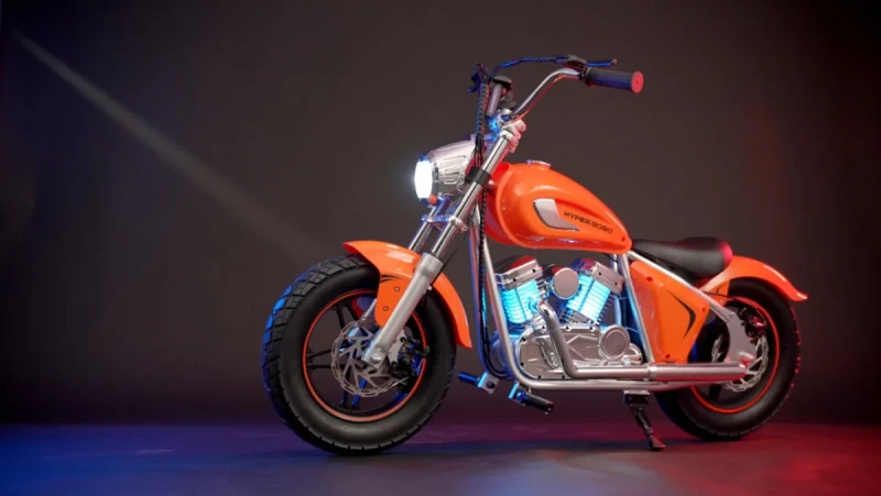 Elektryczny motor dla dzieci Hyper Gogo M5 pomarańczowy LED