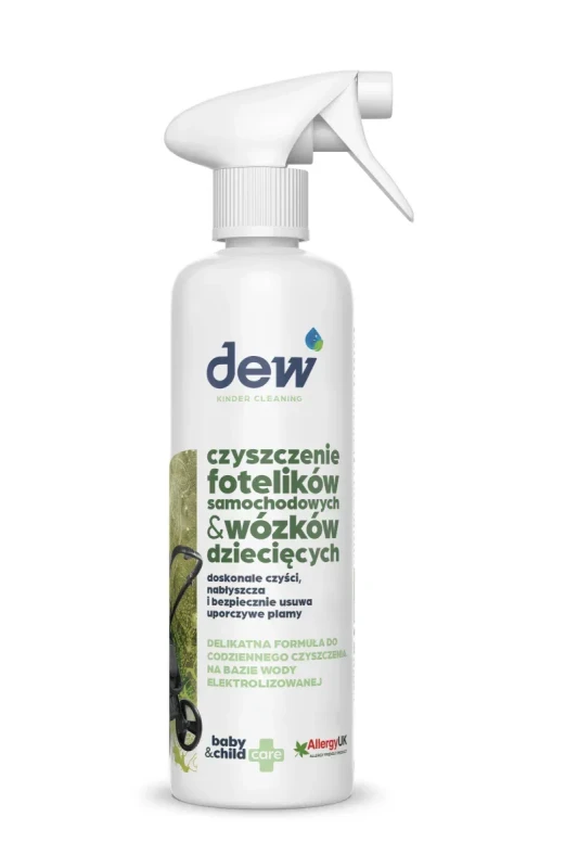 Środek do czyszczenia fotelików samochodowych i wózków dziecięcych DEW 500 ml