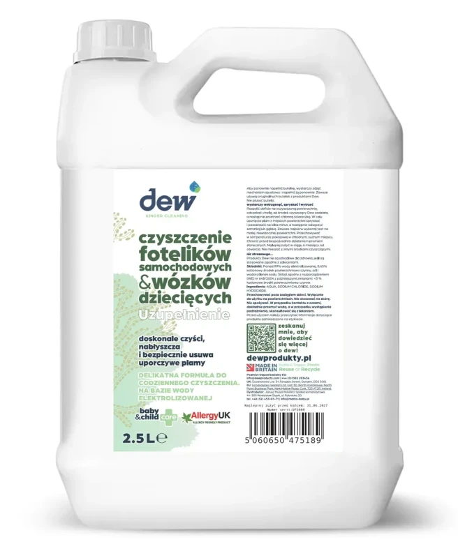 DEW środek do czyszczenia fotelików samochodowych 2,5 l