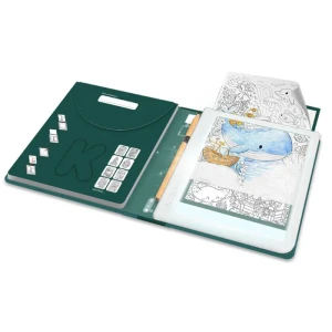 Tablet do nauki rysowania KIDYDRAW-PAD Meli-Melo Zielony 10+ KIDYWOLF