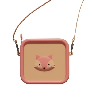 Silikonowa torba dla dzieci 3+ na aparat, kamerę i walkie talkie Zoo Bags Fox Lis The Zoofamily