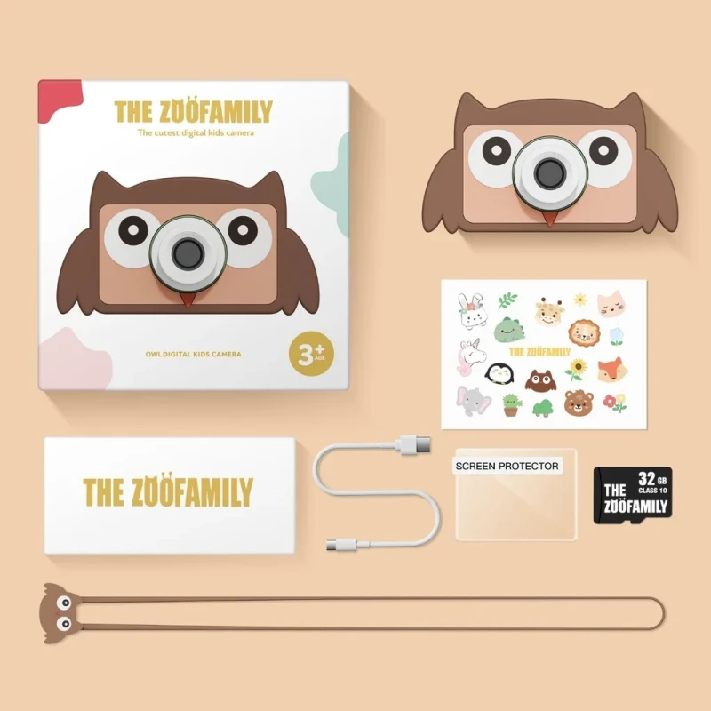 aparat dla małego fotografa The Zoofamily Owl 32 GB