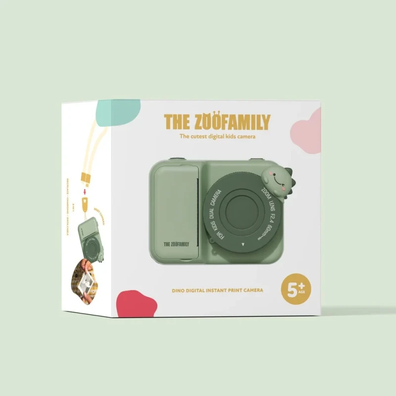 Zoo Print - Dino Green