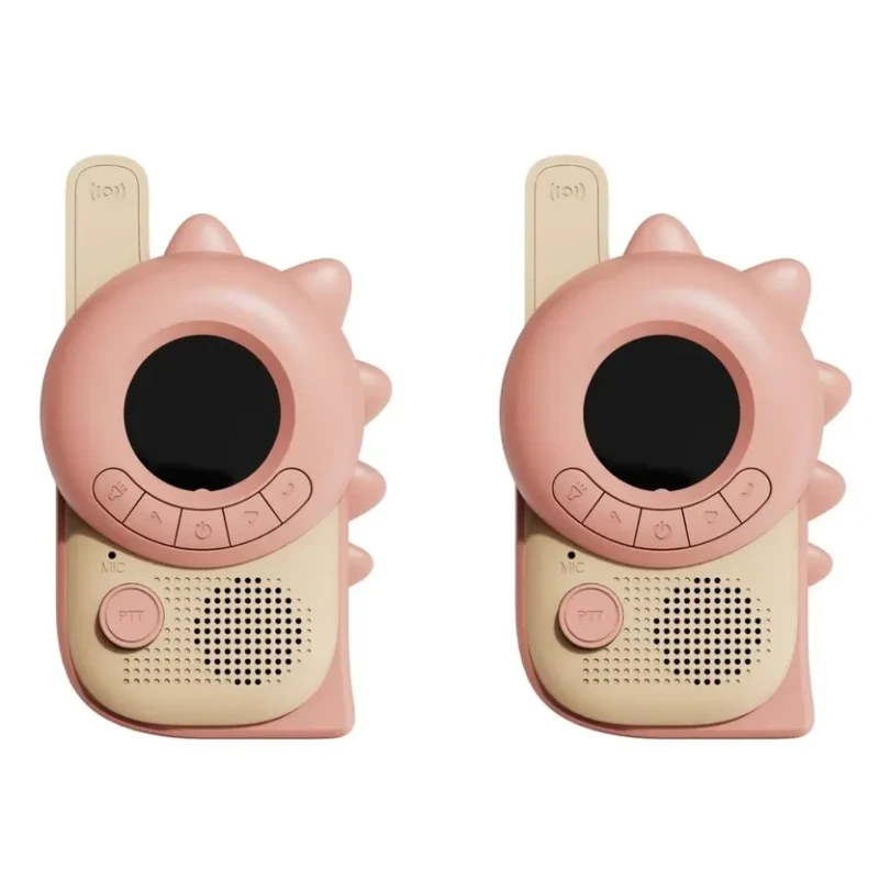 Krótkofalówki dla dzieci Zoo Walkie Talkie Dino Pink x Dino Pink The Zoofamily