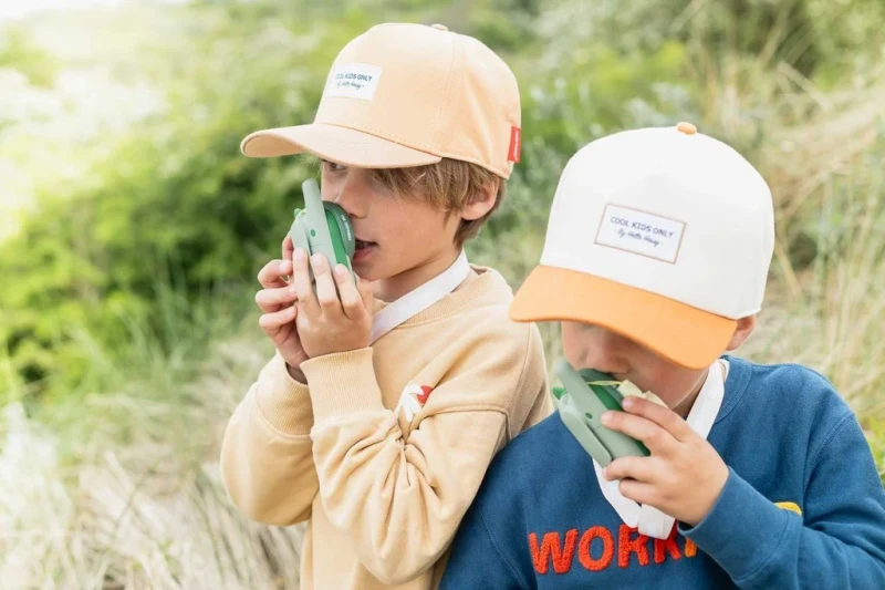 Zielone walkie talkie dinozaur dla dzieci The Zoofamily