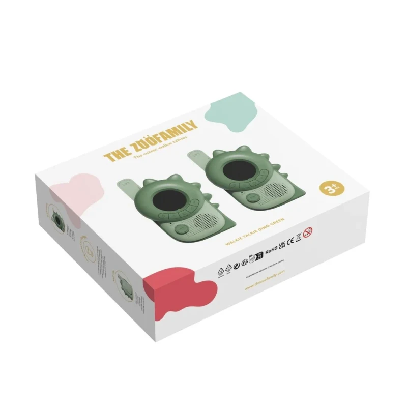 Walkie talkie dla dzieci 3+ The Zoofamily Dino Green