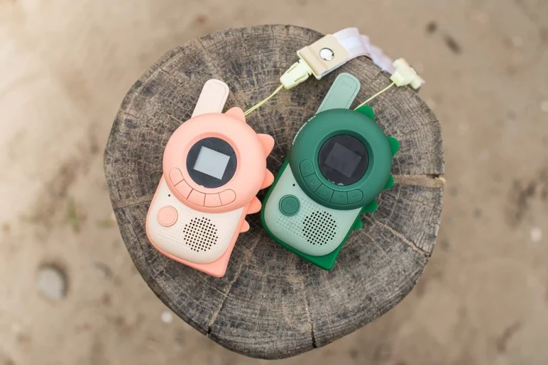 Walkie talkie dla dzieci z motywem dinozaura