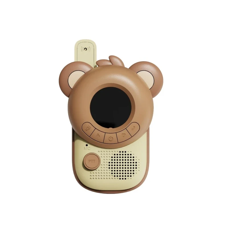 Brązowe krótkofalówki Bear dla dzieci