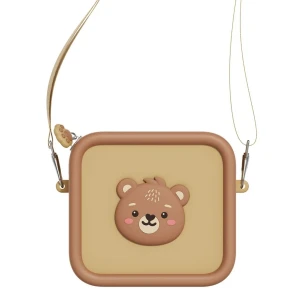 Silikonowa torba dla dzieci 3+ na aparat, kamerę i walkie talkie Zoo Bags Bear Miś The Zoofamily