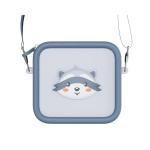 Silikonowa torba dla dzieci 3+ na aparat, kamerę i walkie talkie Zoo Bags Raccoon Szop The Zoofamily