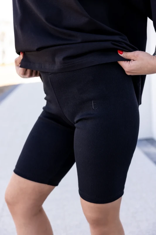 Damska koszulka oversize black premium TUSS