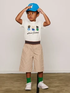 Mini Rodini Poplin Woven Shorts Stripe – szorty dziecięce z organicznej bawełny GOTS