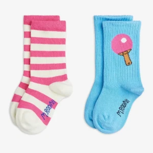 Mini Rodini Table Tennis 2-Pack Socks – dziecięce skarpetki 2-pack GOTS