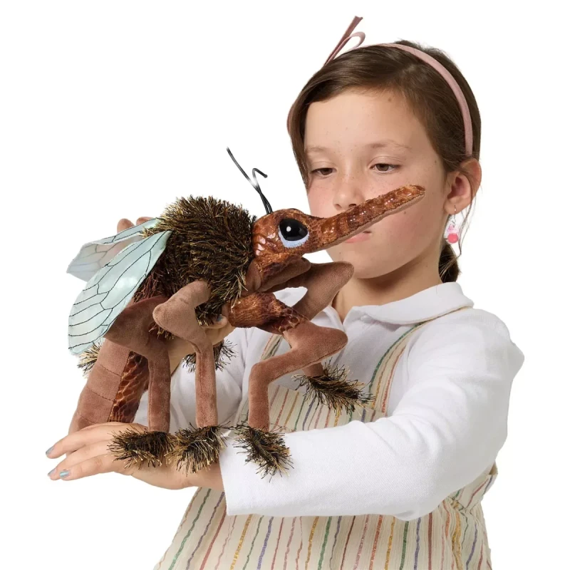 Realistyczna pacynka owada do zabawy sensorycznej