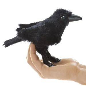 Mini Pacynka Kruk Folkmanis Mini Raven Pacynka na Palec 2698