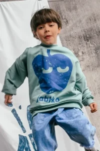 Bluza 130 APPLE SWEATSHIRT MINT booso