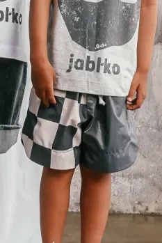 Szorty dziecięce DOUBLE NYLON CHECKED SHORTS booso
