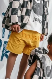 Szorty 237 BAGGY YELLOW SHORTS booso