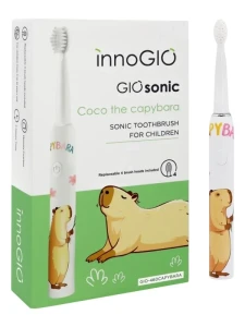Soniczna szczoteczka do zębów dla dzieci GIOsonic Coco The Capybara GIO-460CAPYBARA InnoGIO