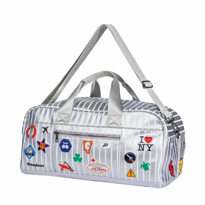Caroline Weekend Bag Jetsetter Silver widok przód