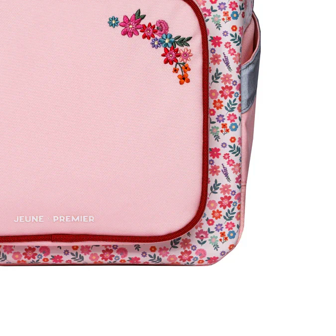 Haftowane kwiatowe detale plecaka Berry Cute