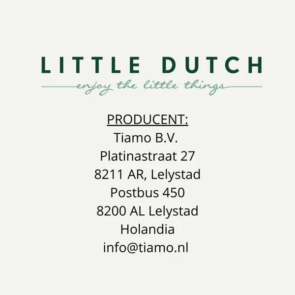Rowerek trójkołowy 4w1 z rączką Blue Little Dutch LD6080.BLUE