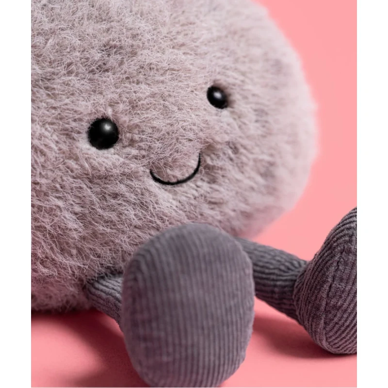 Wesoły Kamień Jellycat z uśmiechem i sztruksowymi nóżkami