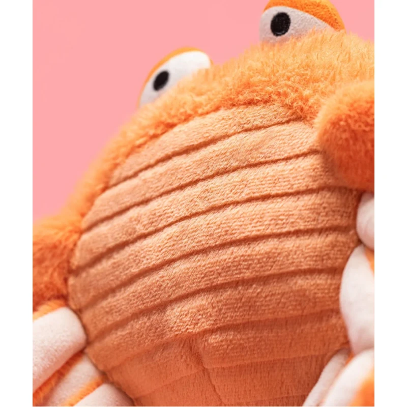 Zbliżenie na twarz Kraba Pinchsnap Jellycat