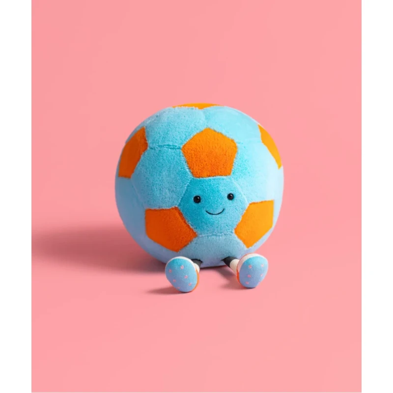 Wesoła piłka Jellycat z piłkarskimi butami