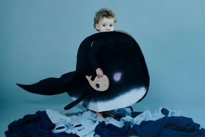 Zabawka sensoryczna dla roczniaka Petit Boum Whale