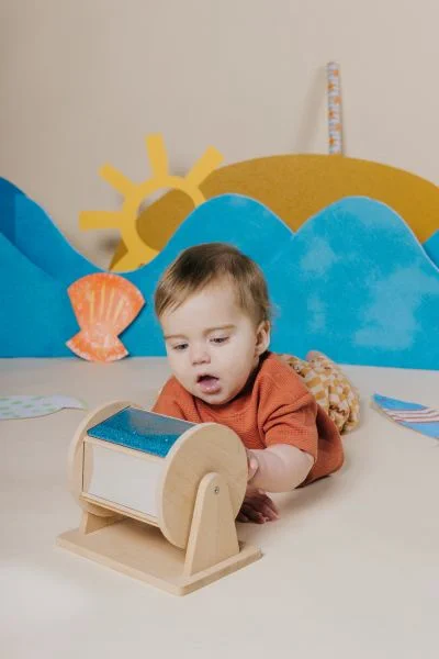 Roller sensoryczny Petit Boum w opakowaniu producenta