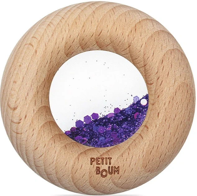 Donut Calm Petit Boum fioletowy dla niemowląt 6m+